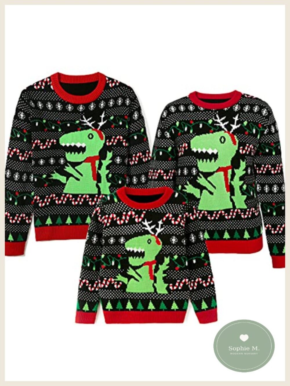 Girls Christmas Sweater Pullover Long Sleeve Knitted Holiday Party
